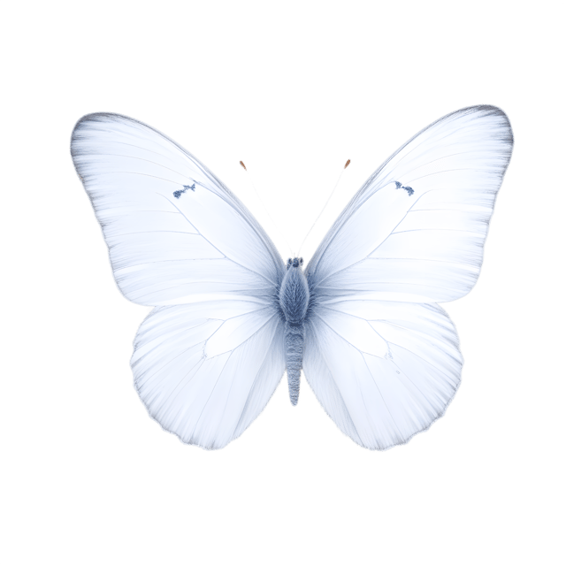 Free transparent PNG: Pine White Butterfly Transparent PNG Vector Art for Nature and Decorative Uses
