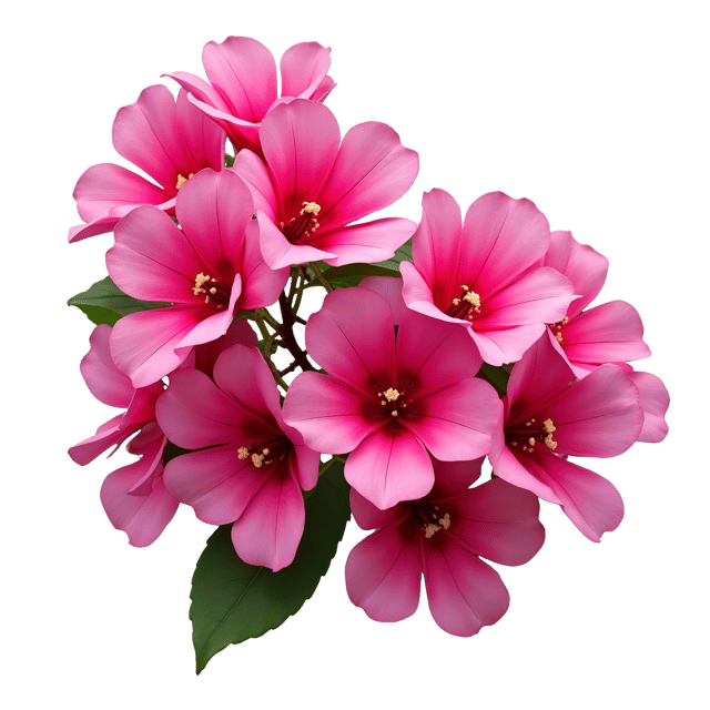 Free transparent PNG: Hot Pink Bougainvillea Tropical Flower Illustration with Bold Clusters and Vibrant Colors
