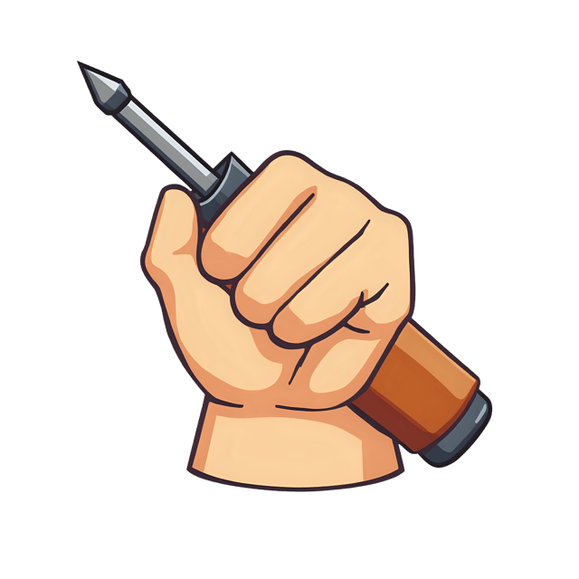 Free transparent PNG: Claw Holding Screwdriver  Tool Clipart, free high-quality png download
