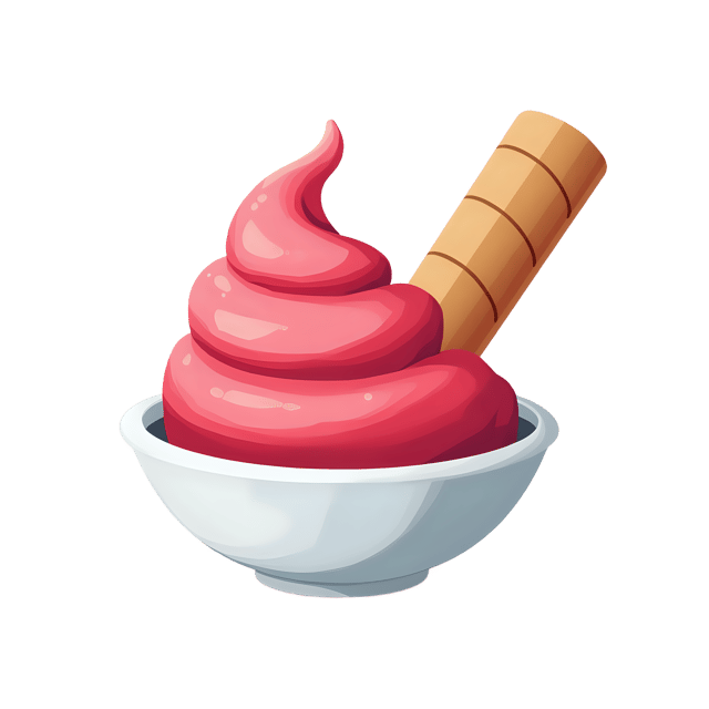 Free transparent PNG: Raspberry Sorbet  Dessert Clipart, free transparent png download