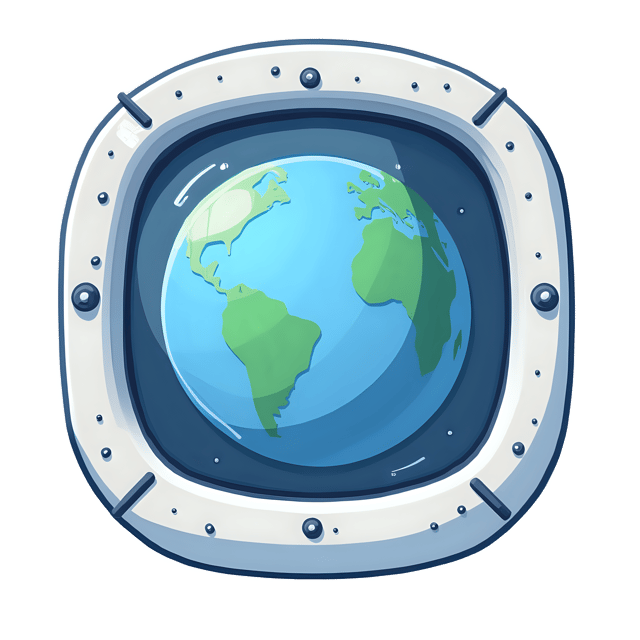 Free transparent PNG: Space Capsule Window  Earth View Clipart, free transparent png download