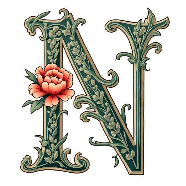 Free transparent PNG: Art Nouveau Ornamental Letter  Elegant Clipart, free download png
