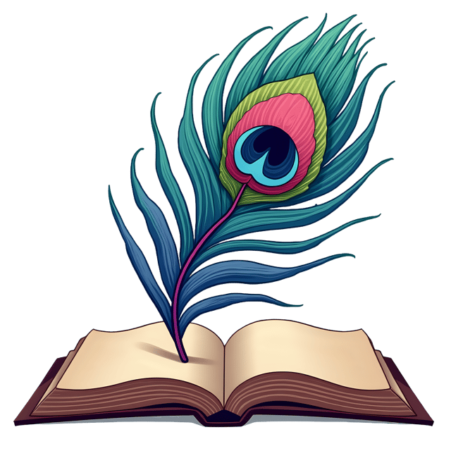 Free transparent PNG: Iridescent Peacock Feather  Vintage Book Clipart, free downloadable png