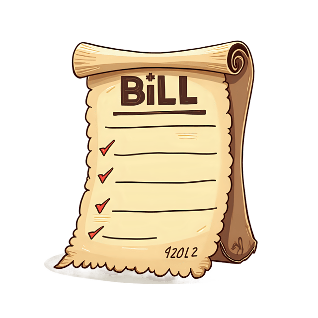 Free transparent PNG: Antique Bill of Sale  Historical Document Clipart, free downloadable png