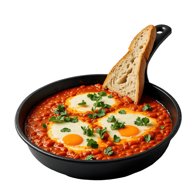 Free transparent PNG: Shakshuka with Bread PNG Clipart  Perfect for Breakfast  Brunch Themes
