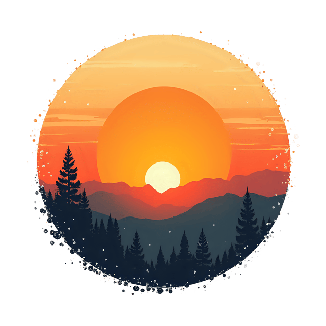 Free transparent PNG: Vintage Rising Sun Illustration PNG Clipart  Perfect for Retro Design  Decor