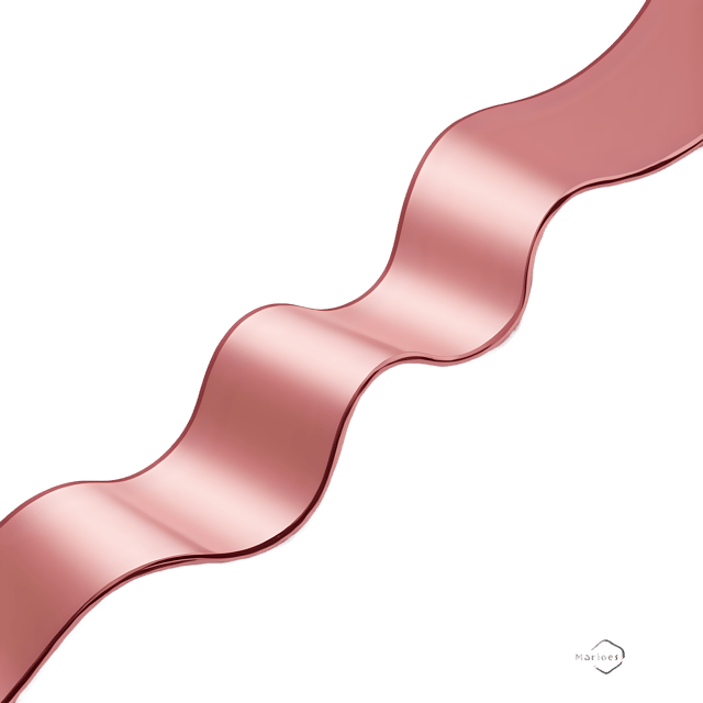 Free transparent PNG: Wavy Ribbon Stripe with Metallic Edge  Elegant Clipart Design, Free PNG Download