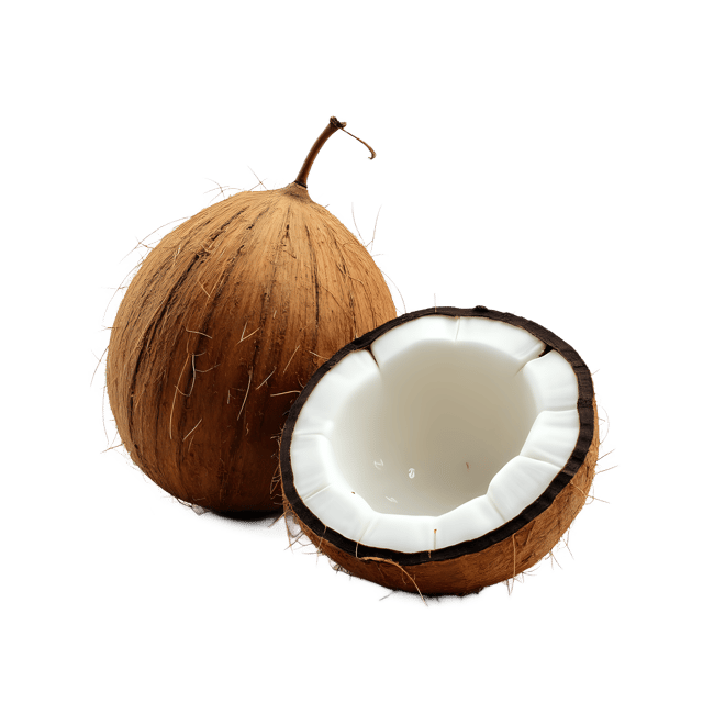 Free transparent PNG: Coconut PNG Clipart  Ideal for Tropical Themes, Crafts  Decor