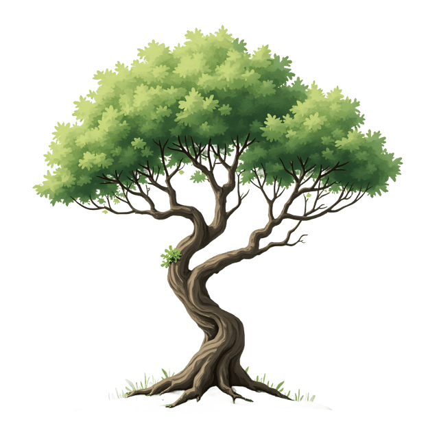 Free transparent PNG: Twisted Gnarled Branch Tree PNG Transparent Background