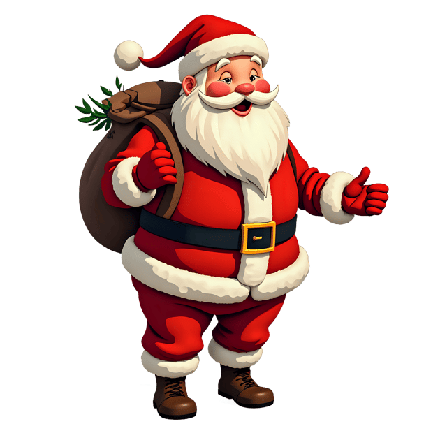 Free transparent PNG: Santa Claus PNG Clipart  Perfect for Holiday Projects, Crafts  Decor