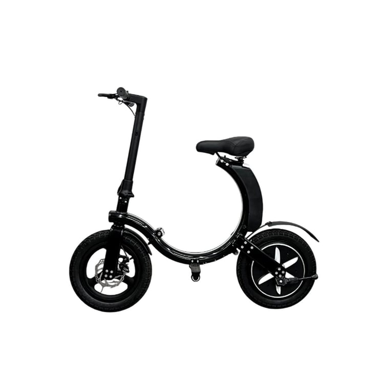 Bicicleta Scooter Eletrica Dobravel Orbital Wx-34 Wehawk 350w Bat 36v 7.8ah Preta