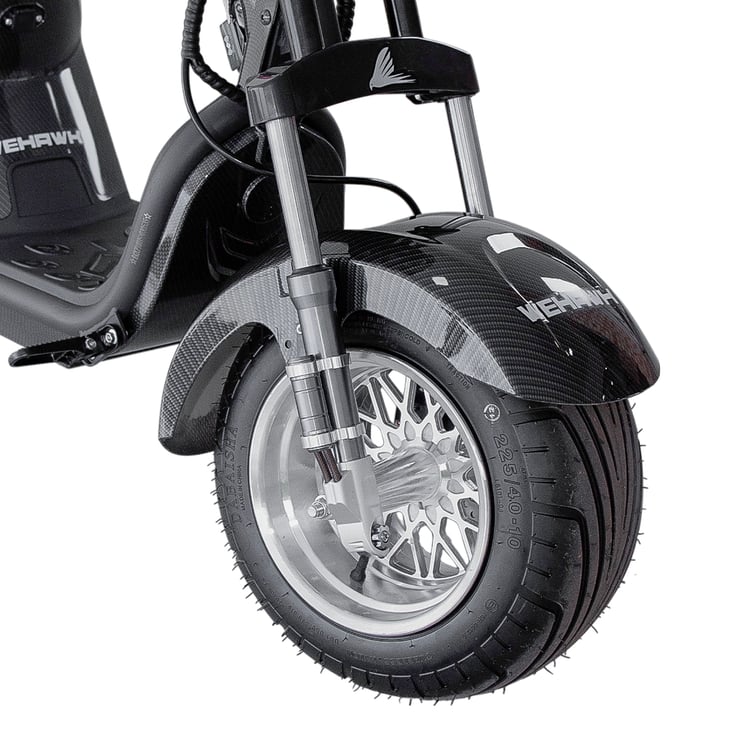 Scooter Bicicleta Eletrica Wx-11 Wehawk 1000w Bat 60v 20ah 2 Lugares Preto Carbono