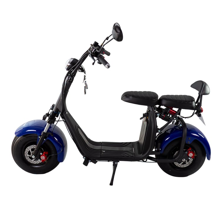 Scooter Bicicleta Eletrica Nb Free Wx-10 Wehawk 1000w Bat 60v 20ah 2 Lugares Azul New