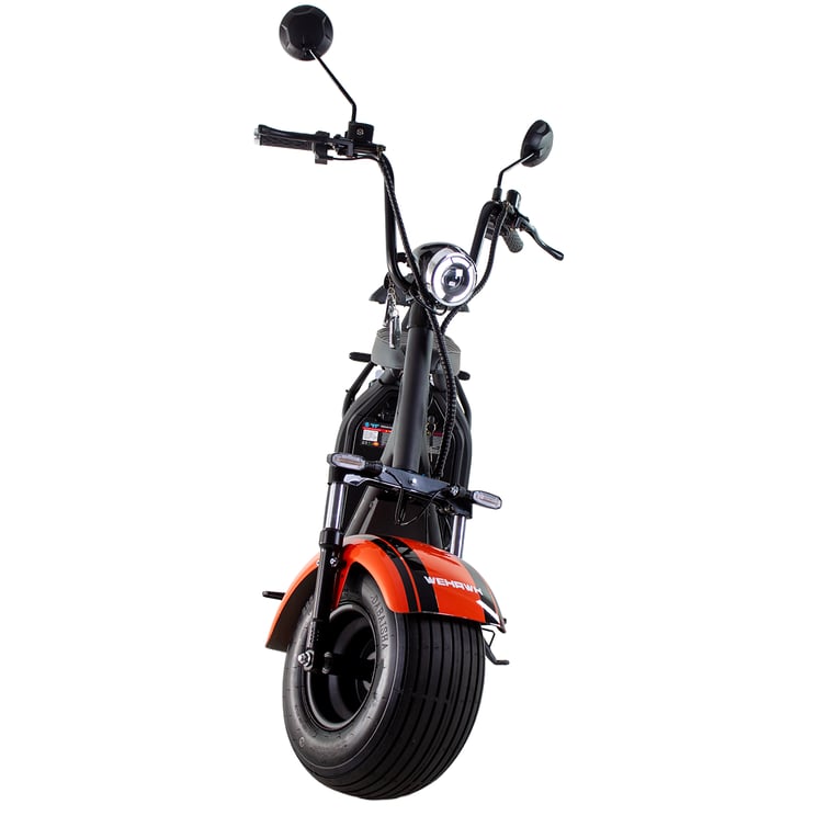 Scooter Bicicleta Eletrica Nb Free Wx-10 Wehawk 1000w Bat 60v 20ah 2 Lugares Laranja/Preta New