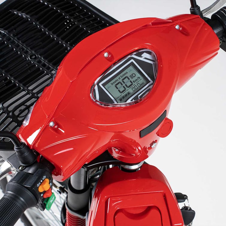 Bicicleta Scooter Eletrica Eb500w Wx-01 Wehawk Bat 48v 12ah Vermelha