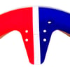 Paralama Dianteiro Para Scooter Eletrica Wehawk X7/X8/X16 2000w Bandeira Americana