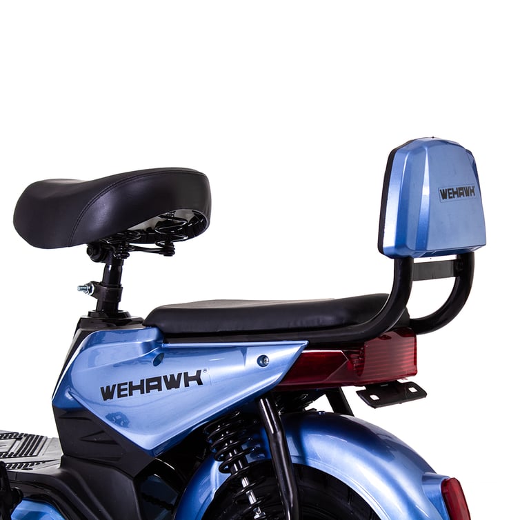 Bicicleta Scooter Eletrica Basket Wehawk 500w Bat 48v 12ah Roxo Claro