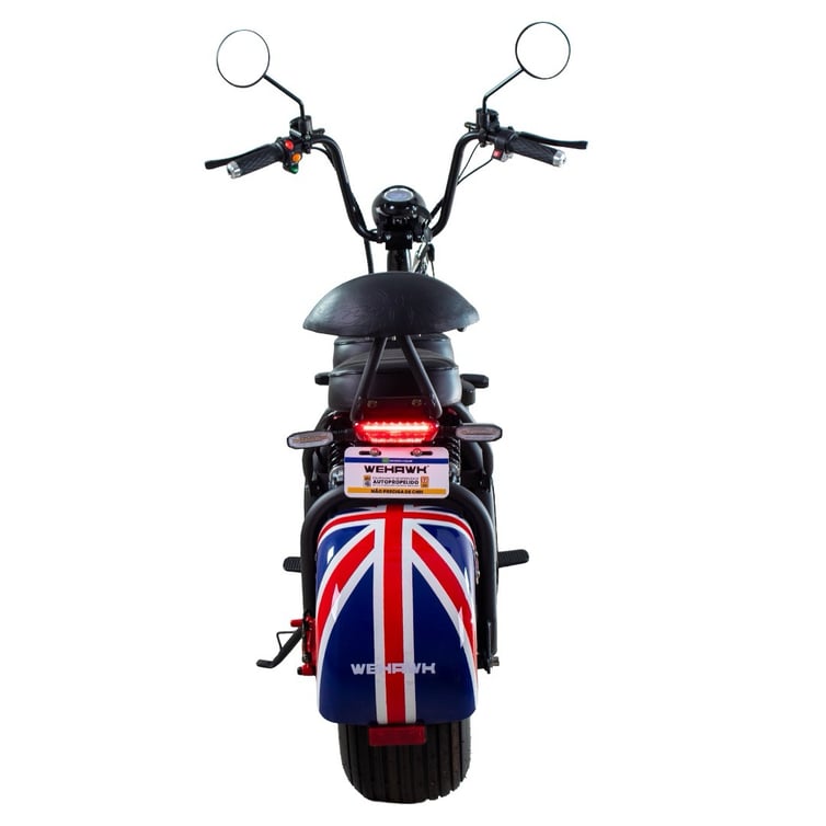 Scooter Bicicleta Eletrica Nb Free Wx-10 Wehawk 1000w Bat 60v 20ah 2 Lugares Bandeira Inglaterra New
