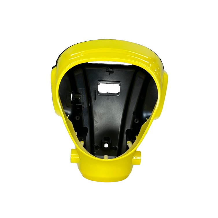 Carenagem Do Farol 1 Para Bicicleta Eletrica Basket 500w/Rz03/Wx03 Amarela Jn/Eb