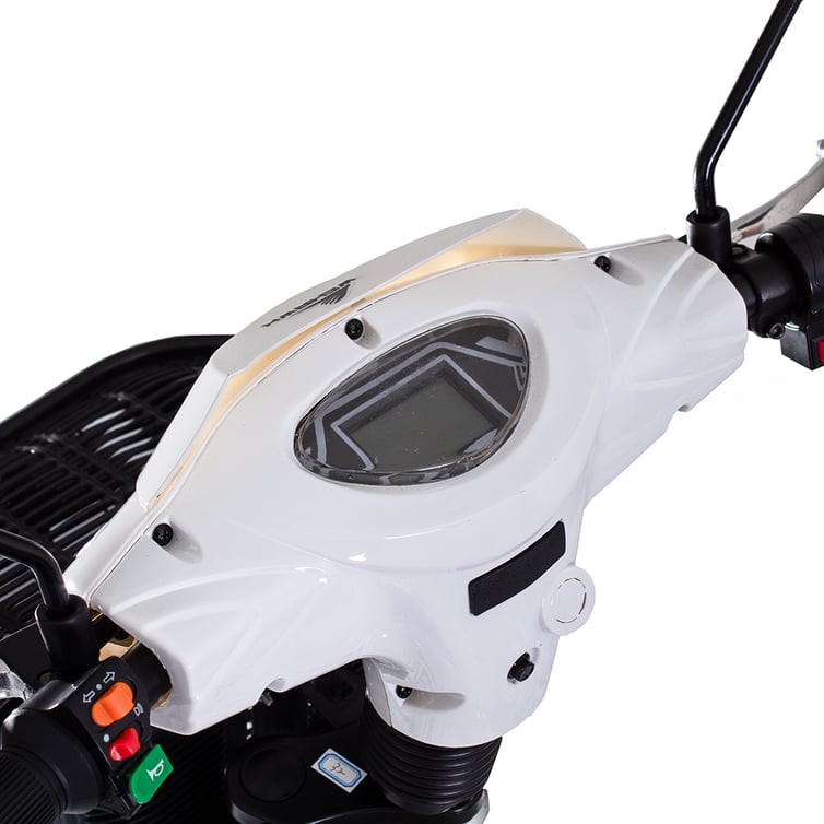 Bicicleta Scooter Eletrica Eb500w Wx-01 Wehawk Bat 48v 12ah Branca