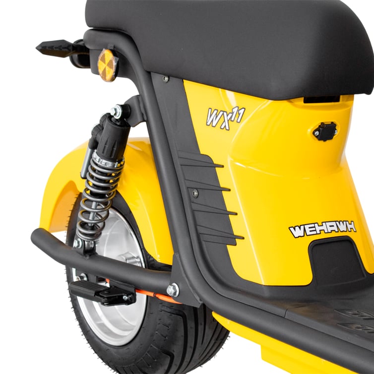 Scooter Bicicleta Eletrica Wx-11 Wehawk 1000w Bat 60v 20ah 2 Lugares Amarela