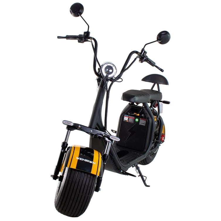 Scooter Bicicleta Eletrica Nb Free Wx-10 Wehawk 1000w Bat 60v 20ah 2 Lugares Preta/Amarela New