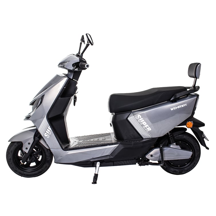 Scooter Bicicleta Eletrica Super Wx-05 Wehawk 1000w Bat 60v 20ah 2 Lugares Cinza
