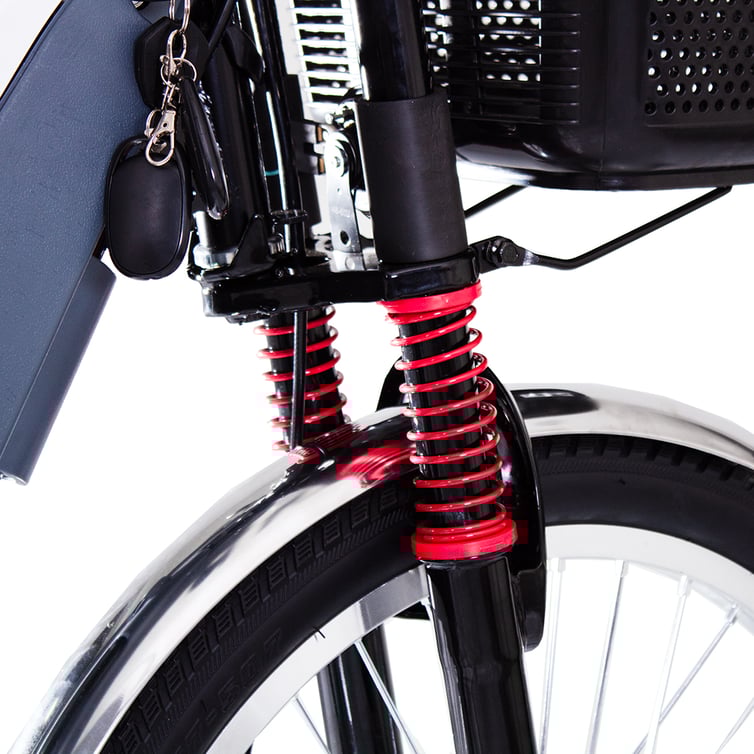 Bicicleta Scooter Eletrica Eb500w Wx-01 Wehawk Bat 48v 12ah Branca