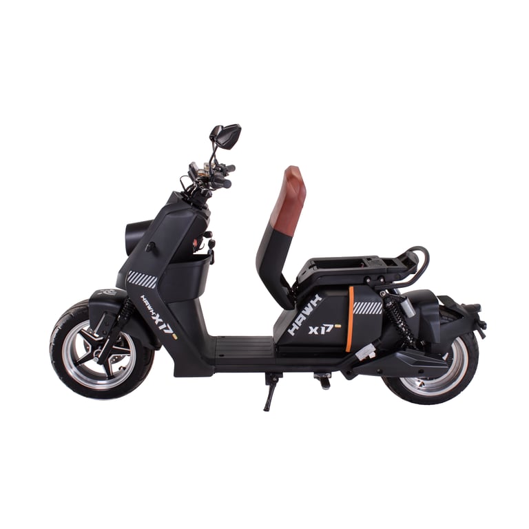 SCOOTER ELETRICA WEHAWK MODELO X17 PLUS 3000W BAT 60V 26AH 2 LUGARES MATTE BLACK GS.03