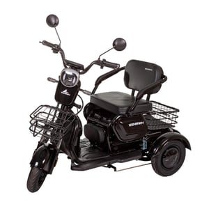 Triciclo Eletrico Mult 3 Wx-T03 Wehawk 800w Bat 48v 20ah 3 Lugares Preto