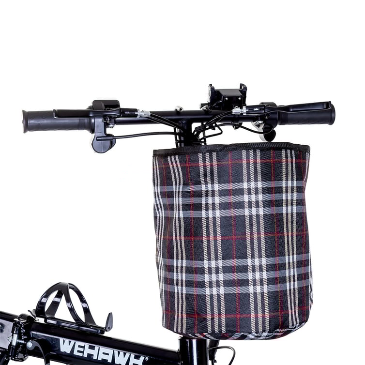 Bicicleta Scooter Eletrica Dobravel Basket Wx-33 Wehawk 350w Bat 48v 12ah Preta