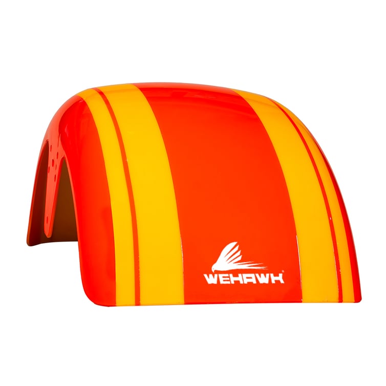 Paralama Dianteiro 3 Para Scooter Eletrica X7/Rz07/Wx07/Mini X07/Rz10/Wx10 Laranja/ Faixa Amarela