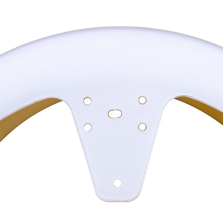 Paralama Dianteiro 3 Para Scooter Eletrica X7/Rz07/Wx07/Mini X07/Rz10/Wx10 Branco