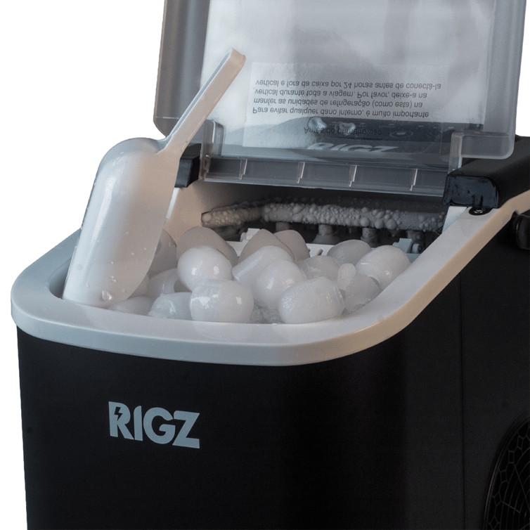 Maquina De Fazer Gelo Portatil Rigz 12kg/Dia Rzg10 Cor Preta 220v