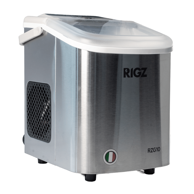 Maquina De Fazer Gelo Portatil Rigz 12kg/Dia Rzg10 Cor Prata 220v