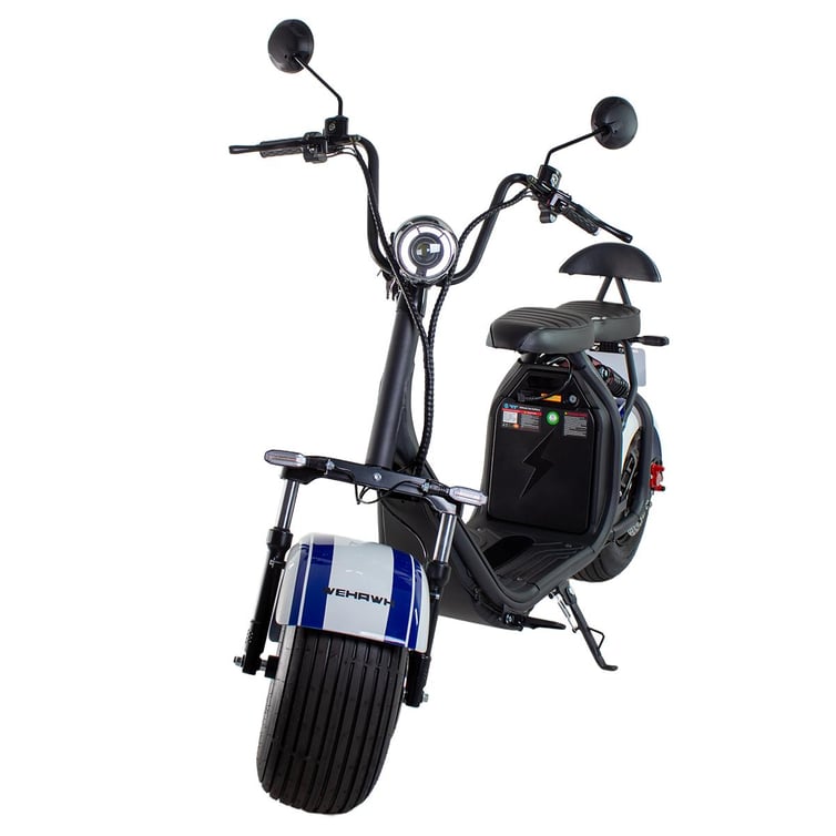 Scooter Bicicleta Eletrica Nb Free Wx-10 Wehawk 1000w Bat 60v 20ah 2 Lugares Branca/Azul New