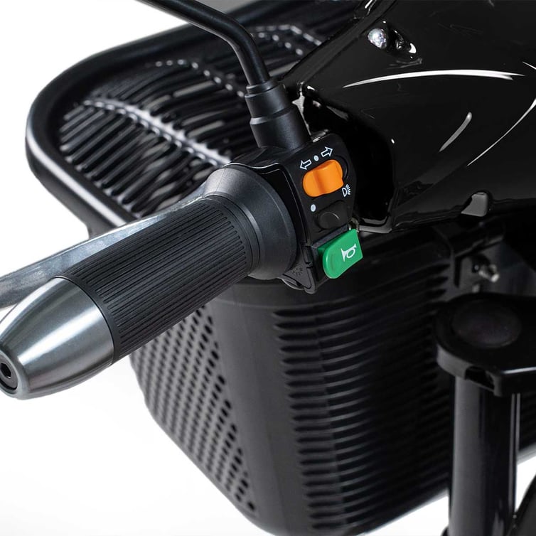 Bicicleta Scooter Eletrica Eb500w Wx-01 Wehawk Bat 48v 12ah Preta