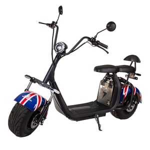 Scooter Eletrica Wehawk Modelo X7 2000w Bat 60v 20ah 2 Lugares Bandeira England Ge.04