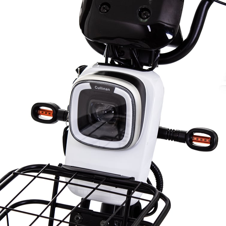 Bicicleta Scooter Eletrica Prime Wehawk Hw500 500w Bat 48v 12ah Branca
