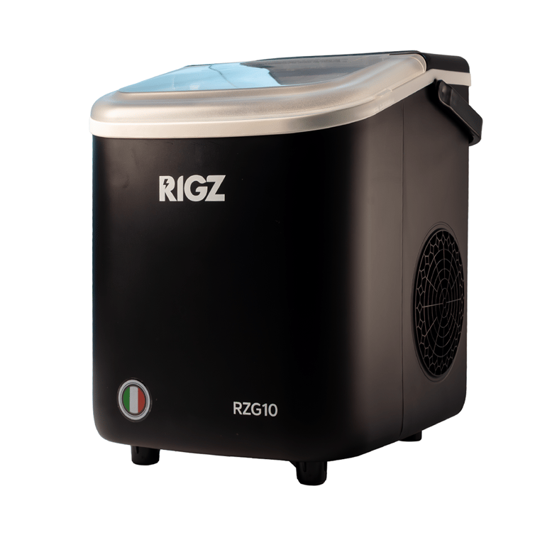 Maquina De Fazer Gelo Portatil Rigz 12kg/Dia Rzg10 Cor Preta 220v