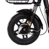 Bicicleta Scooter Eletrica Prime Wehawk Hw500 500w Bat 48v 12ah Preta