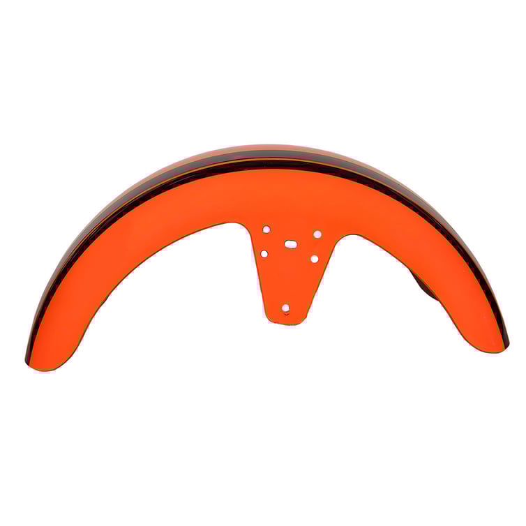 Paralama Dianteiro 3 Para Scooter Eletrica X7/Rz07/Wx07/Mini X07/Rz10/Wx10 Laranja/ Faixa Preta