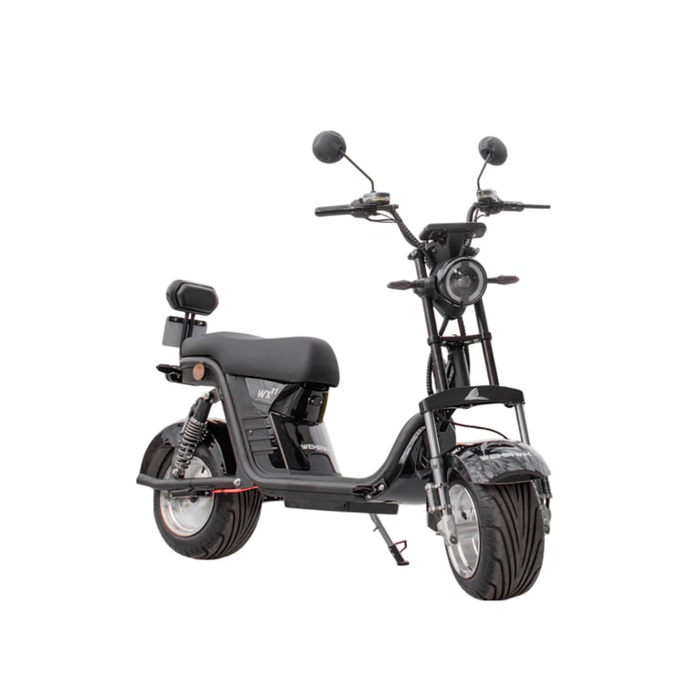 Scooter Bicicleta Eletrica Wx-11 Wehawk 1000w Bat 60v 20ah 2 Lugares Preta