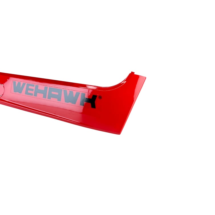 Carenagem Lateral Direita Da Bateria Para Bicicleta Eletrica Prime Vermelha