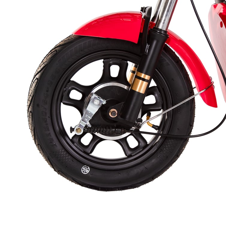 Bicicleta Eletrica Scooter Wehawk Prime Hw500 500w Bat 48v 12ah Vermelha