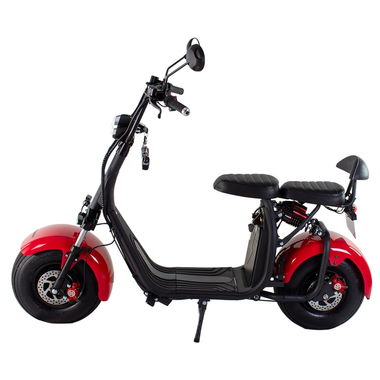 Scooter Bicicleta Eletrica Nb Free Wx-10 Wehawk 1000w Bat 60v 20ah 2 Lugares Vermelha New