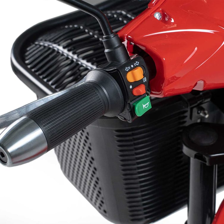 Bicicleta Scooter Eletrica Eb500w Wx-01 Wehawk Bat 48v 12ah Vermelha