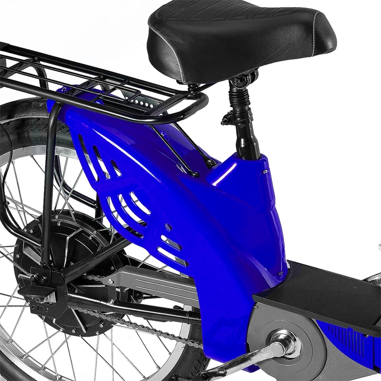 Bicicleta Scooter Eletrica Eb500w Wx-01 Wehawk Bat 48v 12ah Azul