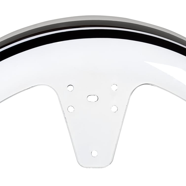 Paralama Dianteiro 3 Para Scooter Eletrica X7/Rz07/Wx07/Mini X07/Rz10/Wx10 Branco/ Faixa Preta