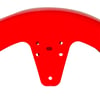 Paralama Dianteiro Para Scooter Eletrica Wehawk X7/X8/X16 2000w Vermelho